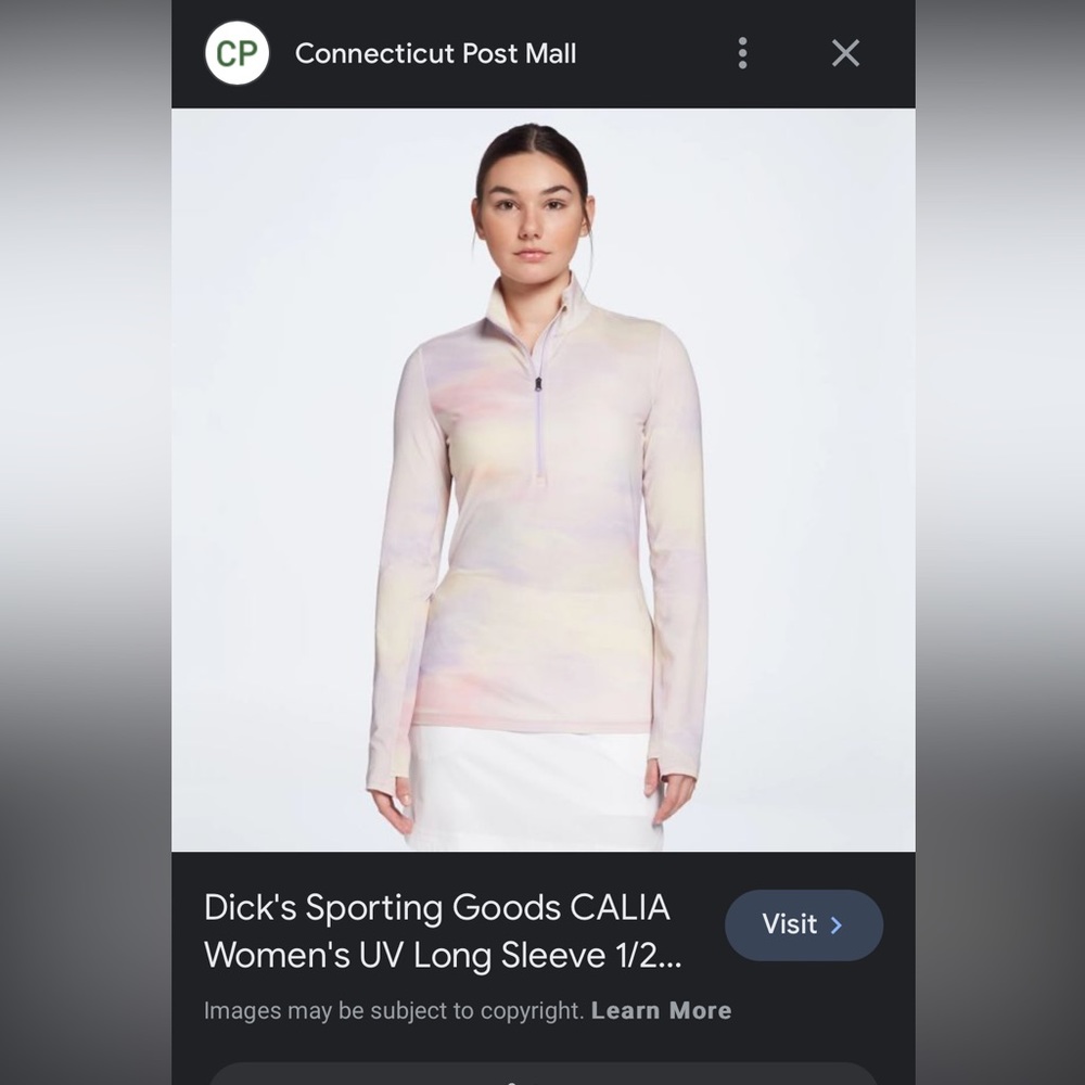 CALIA by Carrie Underwood tie dye pull over